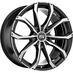 Msw 48 Black Full Polished (gbfp) Alloy Wheel 19x8 Et21 5x112