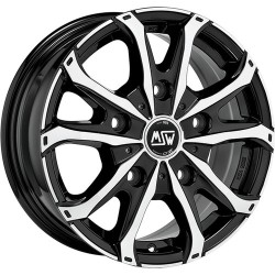 Msw 48 Van Black Full Polished (gbfp) Alloy Wheel 16x6.5 Et50 5x112