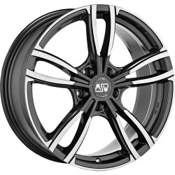 Msw 73 Gloss Dark Grey Full Polished Alloy Wheel 19x9 Et38 5x120