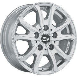 Msw 48 Van Full Silver Alloy Wheel 16x6.5 Et55 5x118