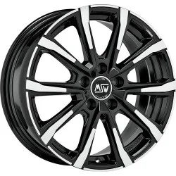 Msw 79 Black Full Polished (gbfp) Alloy Wheel 16x6.5 Et50 5x114