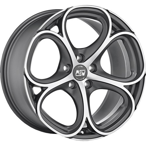 MSW 82 MATT GUN METAL FULL POLISHED (MGMFP) ALLOY WHEEL 19x8 ET42 5x110 MSW 82 MATT GUN METAL FULL POLISHED (MGMFP) ALLOY WHEEL 19x8 ET42 5x110