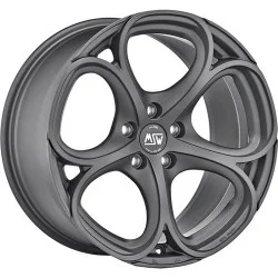 MSW 82 MATT GUN METAL ALLOY WHEEL 19x8 ET42 5x110 