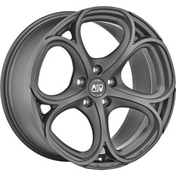 MSW 82 MATT GUN METAL ALLOY WHEEL 19x8 ET50 5x112 