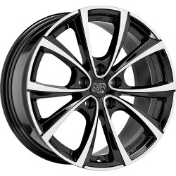 MSW 27T GLOSS BLACK FULL POLISHED ALLOY WHEEL 18x8.5 ET40 5x114.3 