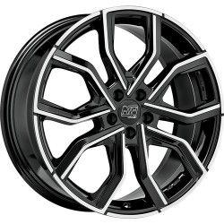 MSW 41 GLOSS BLACK FULL POLISHED ALLOY WHEEL 20x8.5 ET41.5 5x120 