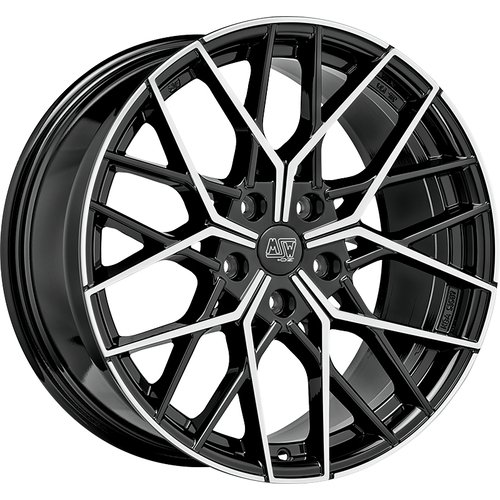 MSW 74 GLOSS BLACK FULL POLISHED ALLOY WHEEL 19x8 ET48 5x112 MSW 74 GLOSS BLACK FULL POLISHED ALLOY WHEEL 19x8 ET48 5x112