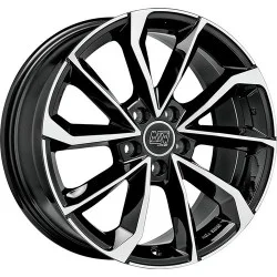MSW 42 GLOSS BLACK FULL POLISHED ALLOY WHEEL 19x8 ET45 5x108 