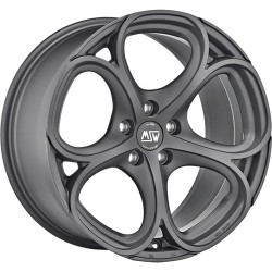MSW 82 MATT GUN METAL ALLOY WHEEL 18x8 ET30 5x110