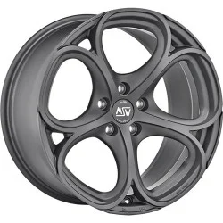 MSW 82 MATT GUN METAL ALLOY WHEEL 18x8 ET30 5x110