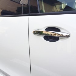 Mugen Door Handle Protector Pair Small Carbon Style Civic Type R Fd2 / Fk8 Mugen Door Handle Protector Pair Small Carbon Style Civic Type R Fd2 / Fk8