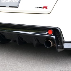 Mugen Sports Exhaust System Single Exit Honda Civic Type R Fk2 15+