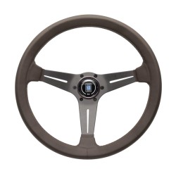 Nardi Deep Corn Revolution Brown Leather Steering Wheel 350mm