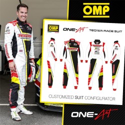 OMP One Art Race Suit FIA 8856-2018 Custom Design - 46