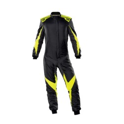 OMP Evo X Race Suit FIA 8856-2018 Silver/Black - 46