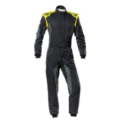 OMP Tecnica Hybrid Race Suit Red/Black - 44