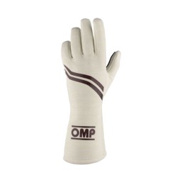 OMP Dijon Vintage Style Gloves FIA 8856-2018 Cream - Large