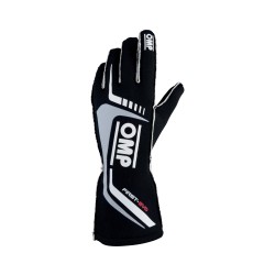 OMP First Evo Racing Gloves FIA 8856-2018 Black - Large