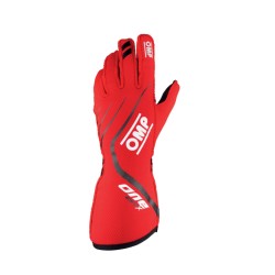 OMP One-S Racing Gloves FIA 8856-2018 Red - Large