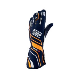 OMP One-S Racing Gloves FIA 8856-2018 Black - Large