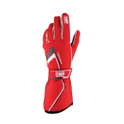 OMP Tecnica Racing Gloves FIA 8856-2018 Red - Large