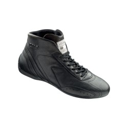 OMP Carrera Low Vintage Design Racing Boots FIA 8856-2018 Black - EU Size 37