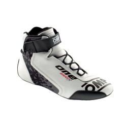 OMP Evo X Racing Boots FIA 8856-2018 White - EU Size 36