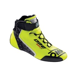 OMP Evo X Racing Boots FIA 8856-2018 Fluorescent Yellow - EU Size 36