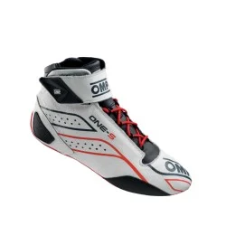 OMP One-S Racing Boots FIA 8856-2018 White - EU Size 48