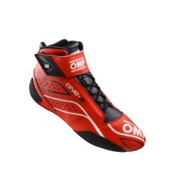 OMP One-S Racing Boots FIA 8856-2018 Red - EU Size 37