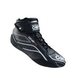 OMP One-S Racing Boots FIA 8856-2018 Black - EU Size 37