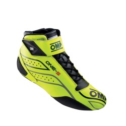 OMP One-S Racing Boots FIA 8856-2018 Fluorescent Yellow - EU Size 37