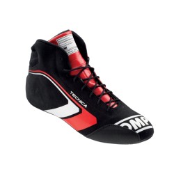 OMP Tecnica Racing Boots FIA 8856-2018 Black/Red - EU Size 37