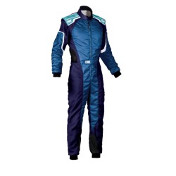 OMP KS-3 Karting Suit Grey/Black - 42