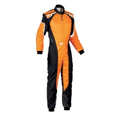 OMP KS-3 Karting Suit Orange/Black - 42