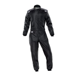 OMP KS-4 Karting Suit Black - Childs Size 120