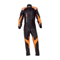 OMP KS-2 Art My2022 Printed Karking Suit Black/Orange - Childs Size 120