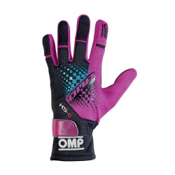 OMP KS-4 Karting Gloves Red/Black - Childs Size 4