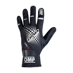 OMP KS-4 Karting Gloves Black - Childs Size 4