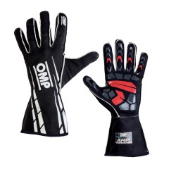 OMP ARP Advanced Rainproof Karting Gloves Black - Medium