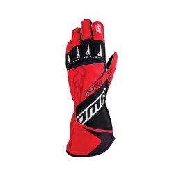 OMP KS-2R My2022 Karting Gloves Red/Black - Childs Size 4