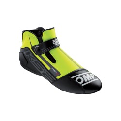 OMP KS-2 Karting Boots Yellow/Black - EU Size 32