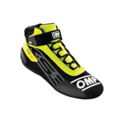 OMP KS-3 Karting Boots Black/Yellow - EU Size 32