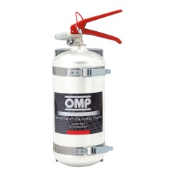 OMP CBB/351 HAND HELD ALUMINIUM FIRE EXTINGUISHER 2.4 LITRES 4kg WHITE COLOUR