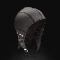 OMP Reims Vintage Style Leather Helmet Cap