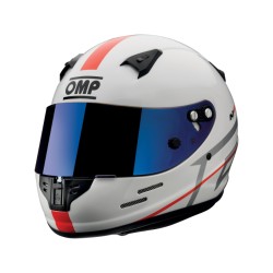 OMP KJ-8 Evo Full Face Karting CMR Helmet White - Large