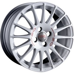 Oz Racing Superturismo Wrc Race White Red Lettering Alloy Wheel 17x7 Et25 4x108