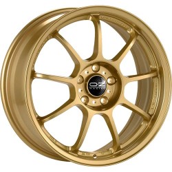 Oz Racing Alleggerita Hlt 5f Race Gold Alloy Wheel 17x7.5 Et48 5x100