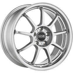 Oz Racing Alleggerita Hlt 5f Star Silver Alloy Wheel 17x7.5 Et48 5x100