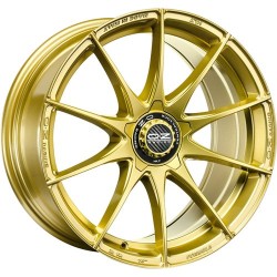 Oz Racing Formula Hlt Race Gold Alloy Wheel 18x8 Et48 5x100